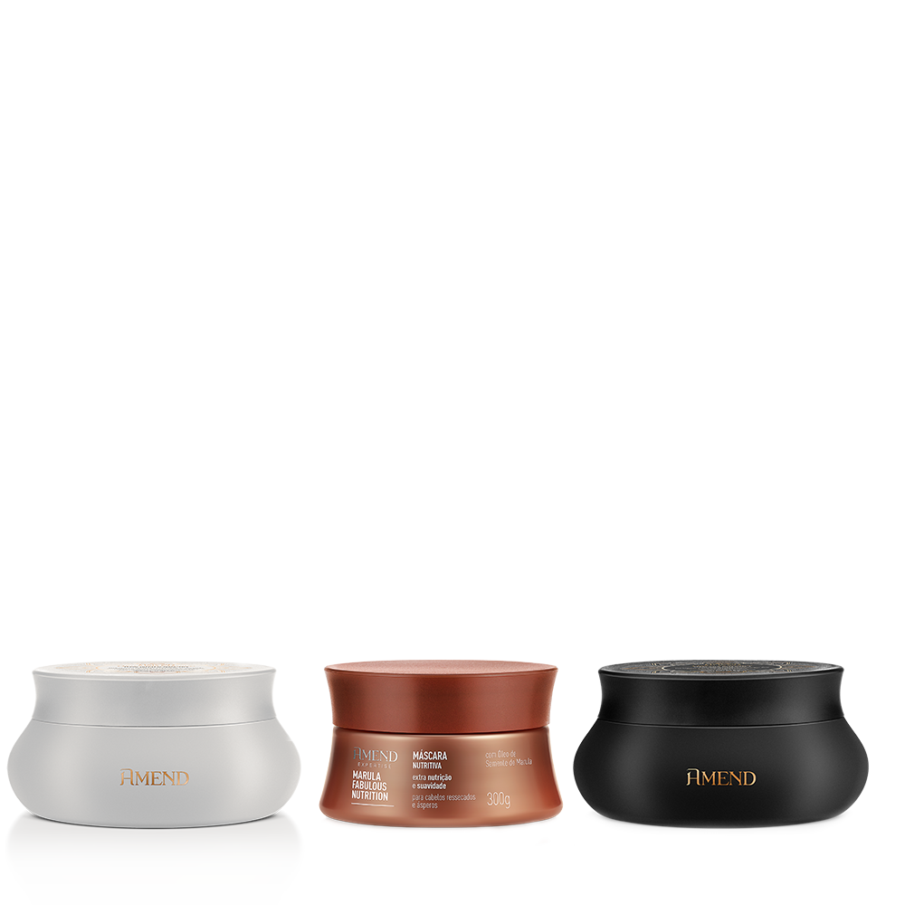 Kit de Máscara para Cabelos que precisam de Nutrição | 3 produtos image number 2